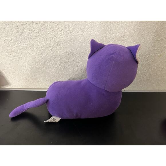 Sailor Moon LUNA CAT 11" Plush Purple Laying - Picture 3 of 6